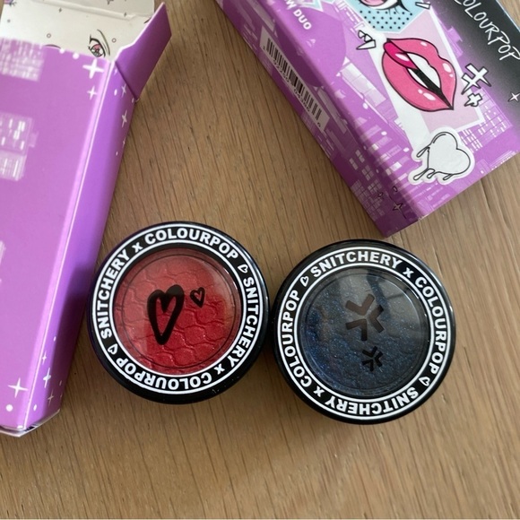 Colourpop x Snitchery eyeshadow super shock shadow duo new in box - Picture 5 of 6